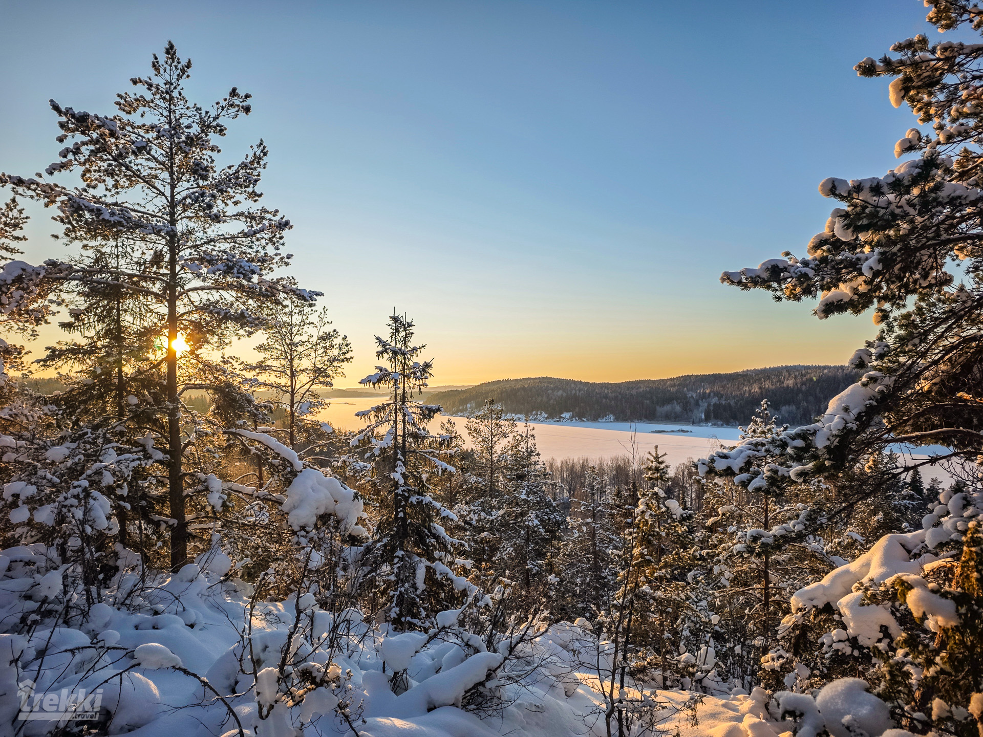 Зимняя Карелия. Горный парк Рускеала, гора Паасо, Древний вулкан Кирьявалахти, Северная Фиваида